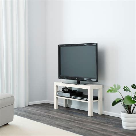 We recommend a TV bench to be a bit wider than the TV placed on it. . Ikea tv bench